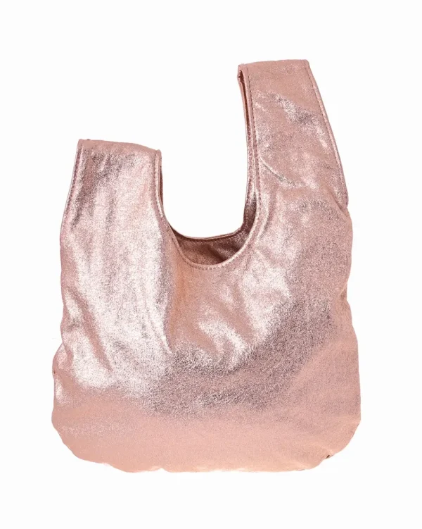 Juan Bernal Clutch^Bolso de Muñeca dorado rosa