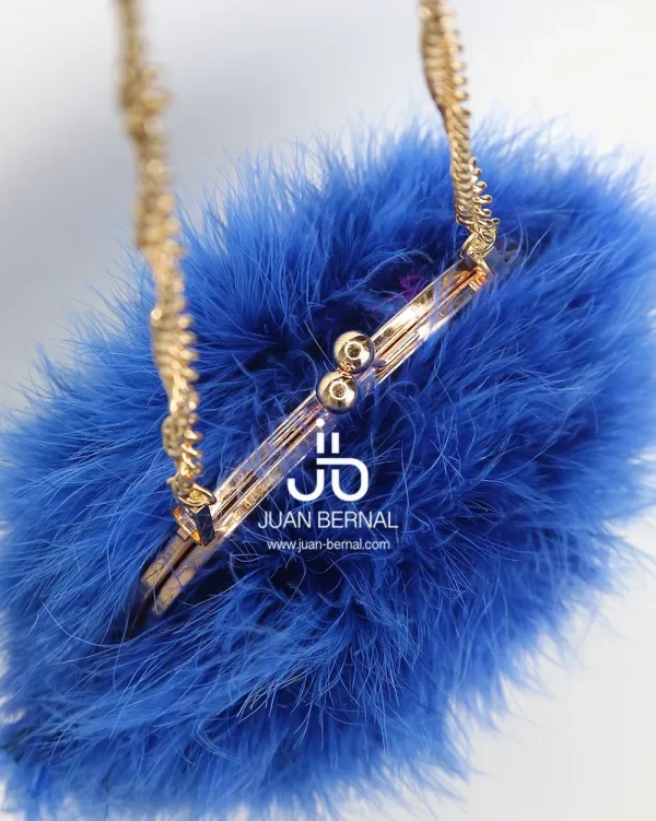 Juan Bernal Clutch^Bolso plumas tinta