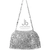 Juan Bernal Bolsos | Clutch^Bolso Rovel plateado