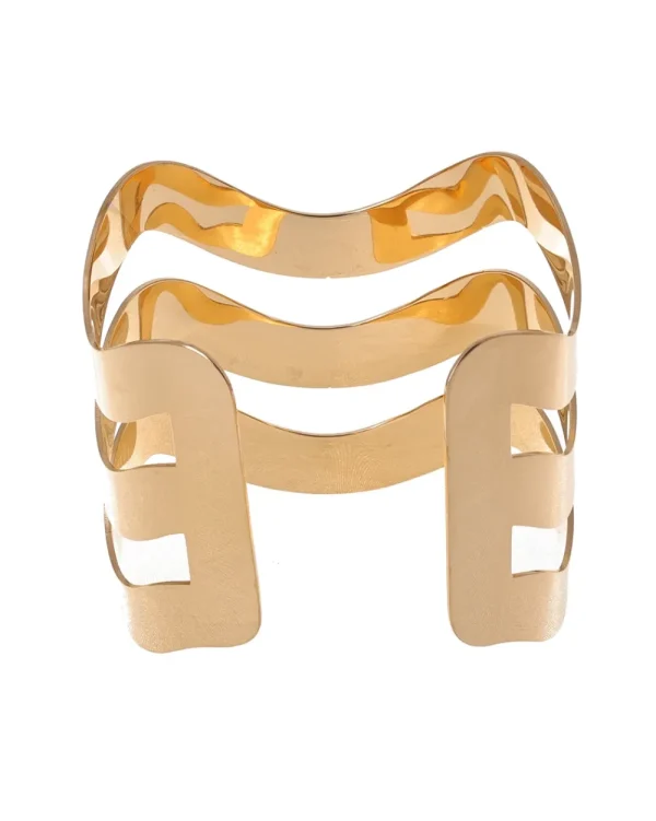 Juan Bernal Brazaletes^Brazalete Ondas dorado