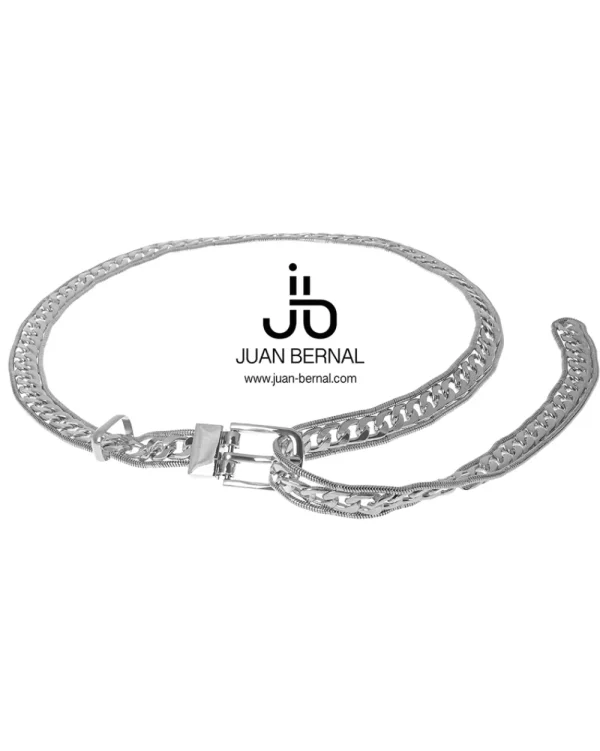 Juan Bernal Cinturones^Cinturón kiri plateado