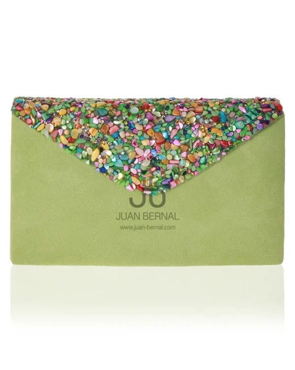 Juan Bernal Clutch^Clutch Elsa verde