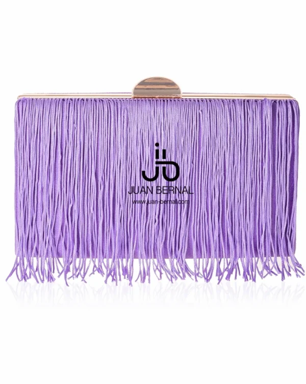 Juan Bernal Clutch^Clutch flecos malva