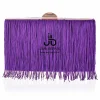 Juan Bernal Clutch^Clutch flecos morado