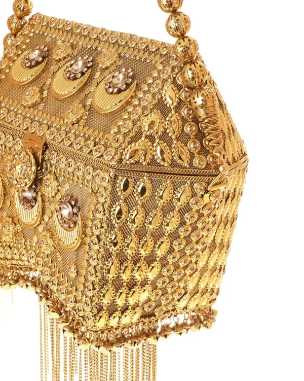 Juan Bernal Clutch^Clutch Kenitra dorado oscuro