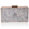 Juan Bernal Clutch^Clutch Neka gris rosado