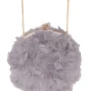 Juan Bernal Clutch^Clutch Plumas Gris