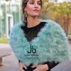 Juan Bernal Estolas^Estola plumas verde agua