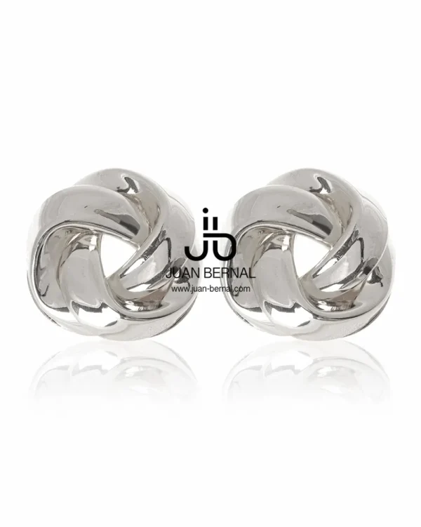Juan Bernal Pendientes^Pendientes Cony plateados