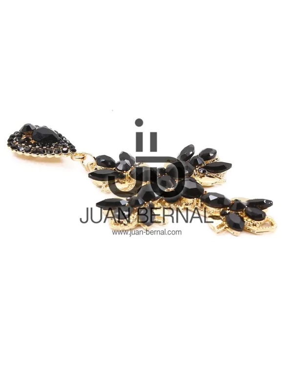 Juan Bernal Pendientes^Pendientes Cruz negra
