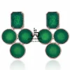 Juan Bernal Pendientes^Pendientes Doso verde