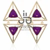 Juan Bernal Pendientes^Pendientes Dotri purple