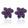 Juan Bernal Pendientes^Pendientes flor morada