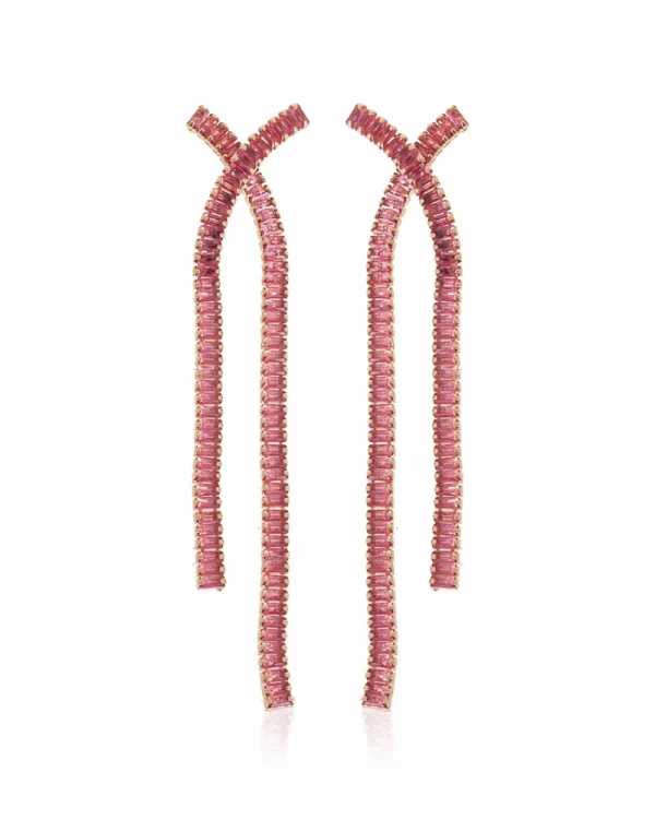 Juan Bernal Pendientes^Pendientes Runler rosa