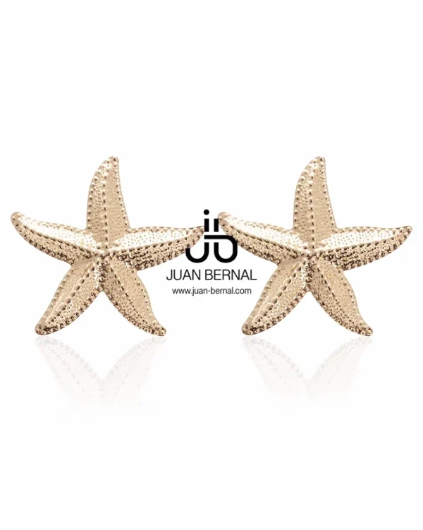 Juan Bernal Pendientes^Pendientes Starfish dorados