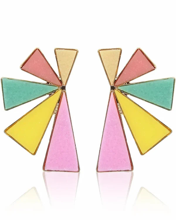 Juan Bernal Pendientes^Pendientes Tringel multicolor
