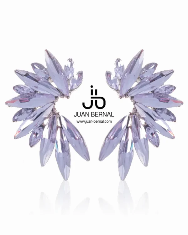 Juan Bernal Pendientes^Pendientes Wing lavanda