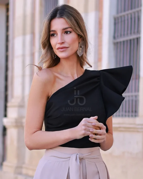 Juan Bernal Últimas Tallas^Top Ines negro