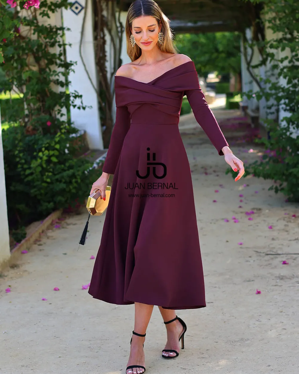 vestido_denice_granate_0.webp Juan Bernal Vestidos^Vestido Denice Granate