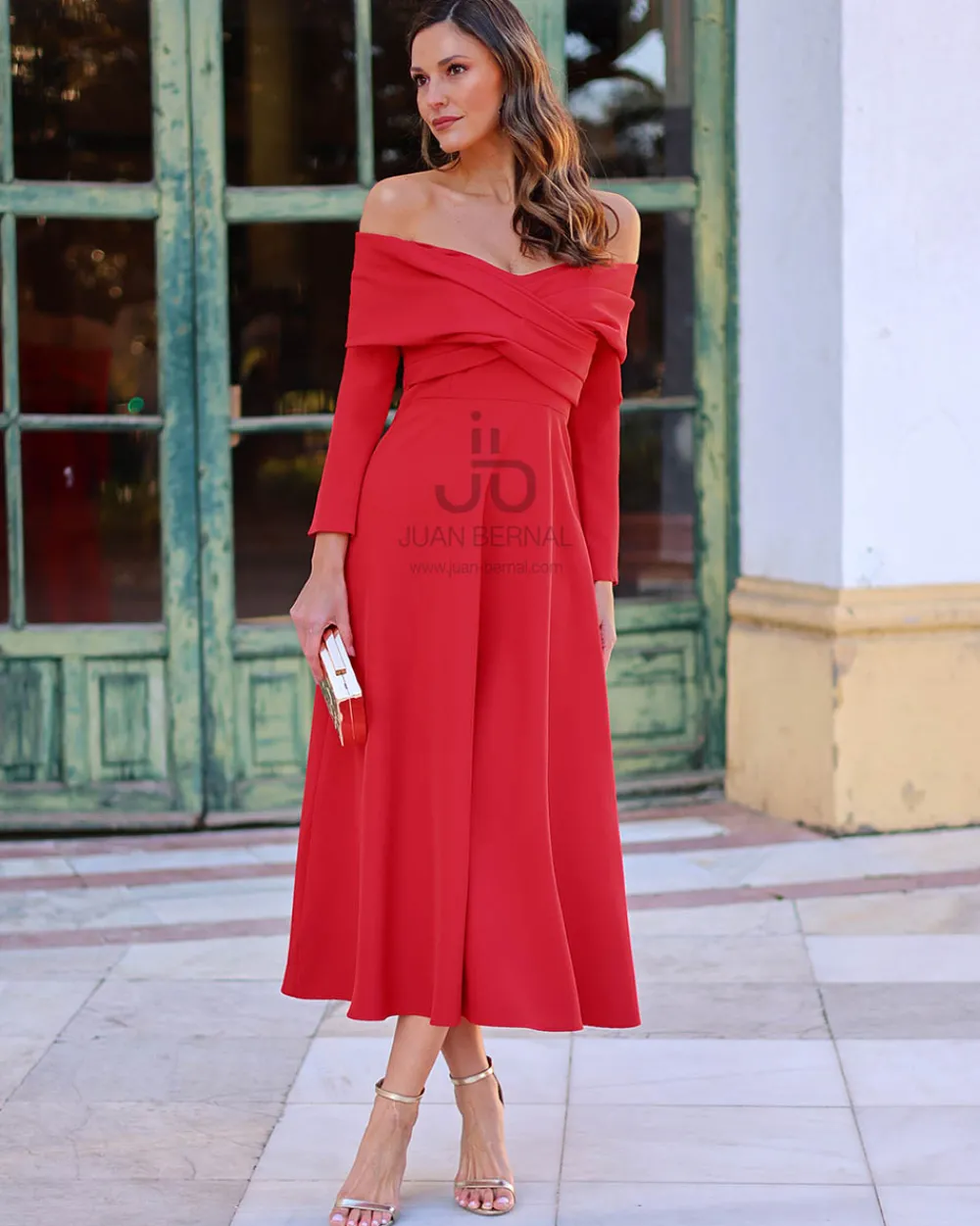 vestido_denice_rojo_0.webp Juan Bernal Vestidos^Vestido Denice rojo