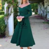 Juan Bernal Vestidos^Vestido Denice Verde