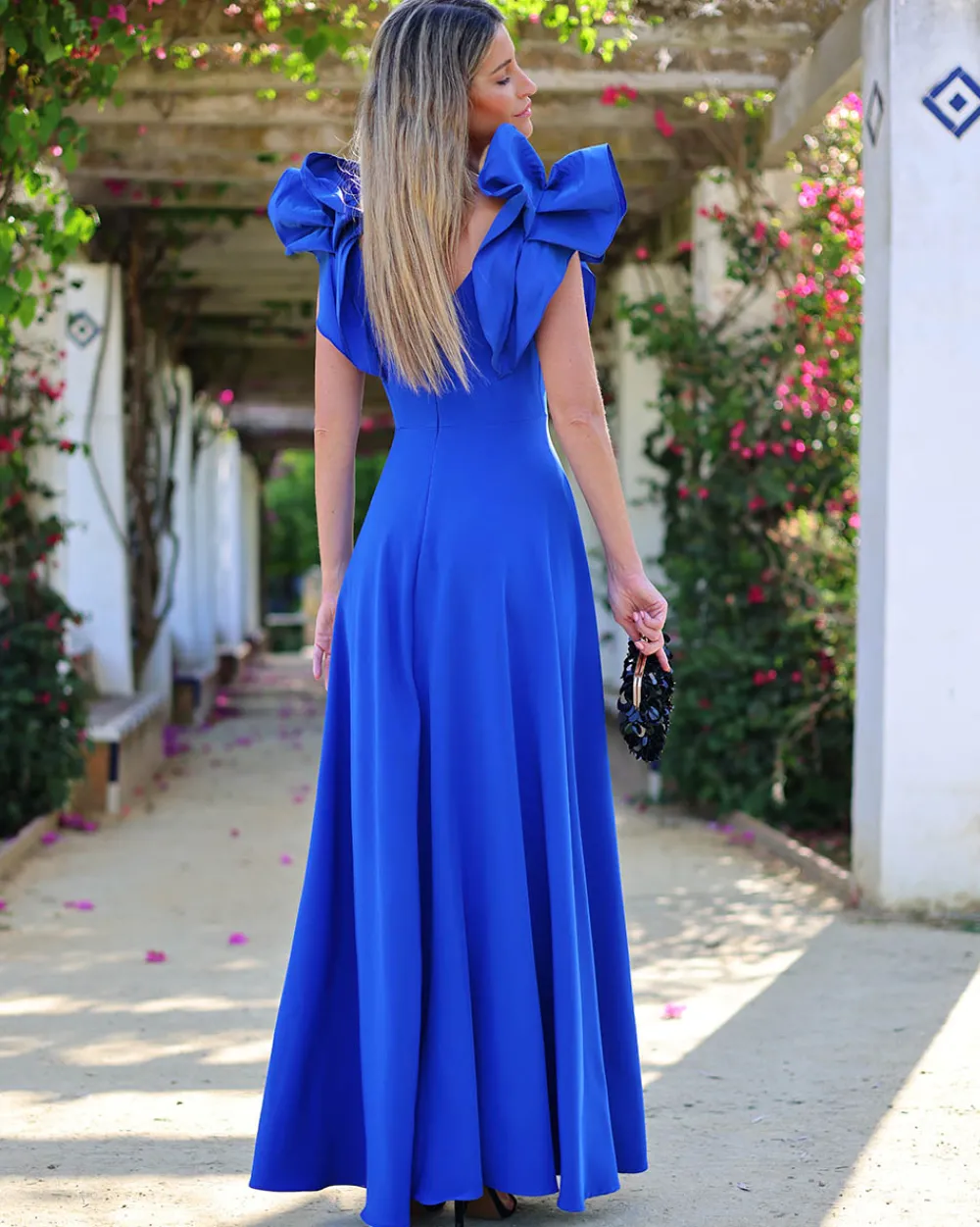 vestido_gema_azul_elctric_2.webp Juan Bernal Últimas Tallas^Vestido Gema azul eléctrico