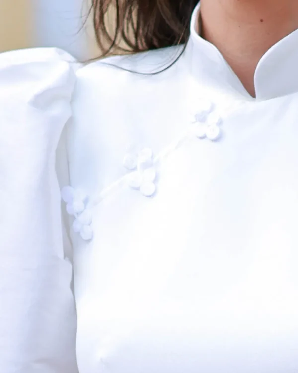 Juan Bernal Vestidos^Vestido Greta blanco