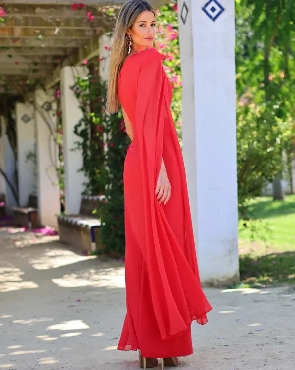 Juan Bernal Vestidos Largos | Vestidos^Vestido Judith rojo