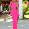 Juan Bernal Últimas Tallas^Vestido Laia rosa barbie